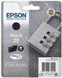 Epson Original 35 Schloss Druckerpatrone schwarz 900 Seiten 16,1ml (C13T35814010)