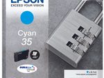 Epson Original 35 Schloss Druckerpatrone cyan 650 Seiten 9,1ml (C13T35824010)