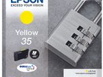 Epson Original 35 Schloss Druckerpatrone gelb 650 Seiten 9,1ml (C13T35844010)