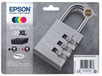 Epson Original 35XL Schloss Druckerpatronen 4er Multipack schwarz cyan magenta gelb (C13T35964010)