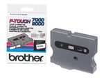 Brother Original P-Touch Farbband schwarz auf weiß (TX-231)