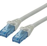 Roline Patch-Kabel RJ-45 (M) zu RJ-45 (M) 30 cm UTP CAT 6a grau (21.15.2981)