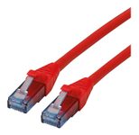 Roline Patch-Kabel RJ-45 (M) zu RJ-45 (M) 30 cm UTP CAT 6a rot (21.15.2982)
