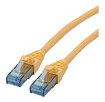 Roline Patch-Kabel RJ-45 (M) zu RJ-45 (M) 30 cm UTP CAT 6a gelb (21.15.2983)
