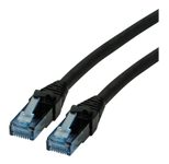 Roline Patch-Kabel RJ-45 (M) zu RJ-45 (M) 30 cm UTP CAT 6a schwarz (21.15.2986)