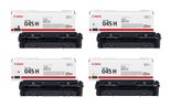 Canon Original Toner 045H 4er-Set (schwarz, cyan, magenta, gelb) hohe Ergiebigkeit (OP1246C002)