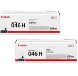 Canon Original Toner 046H Doppelpack schwarz hohe Ergiebigkeit (OP1254C002DP)