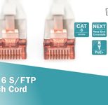 DIGITUS Patch-Kabel RJ-45 (M) zu RJ-45 (M) 5m Kupfer S/FTP Cat 6 weiß (DK-1644-050/WH)
