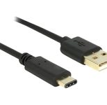 Delock Kabel USB 2.0 Typ-A Stecker > USB Type-C™ 2.0 Stecker 2,0 m schwarz