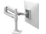 Ergotron LX Monitorarm mit 30,5 cm hoher Säule Tischhalterung für einen Monitor bis 86,36 cm 34 Zoll weiß