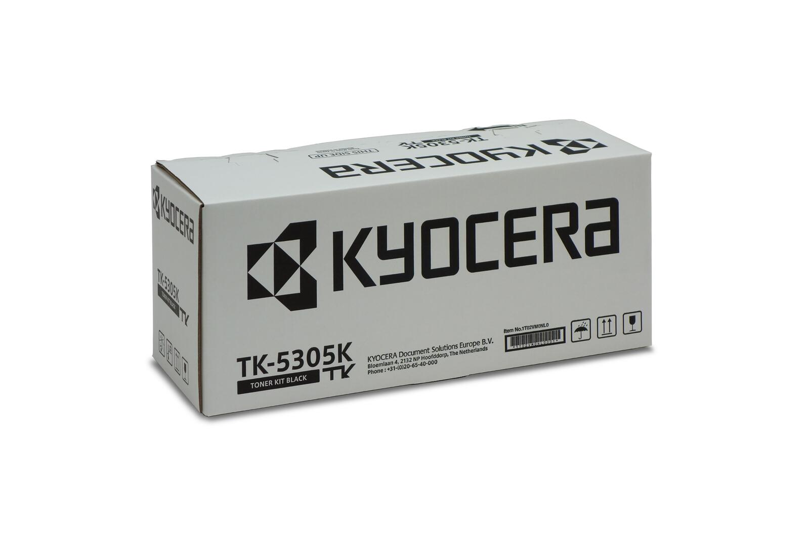 Kyocera Original TK-5305K Toner schwarz 12.000 Seiten (1T02VM0NL0) für TASKalfa 350ci
