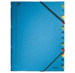 LEITZ Ordnungsmappe 3912 12 Fächer - blau