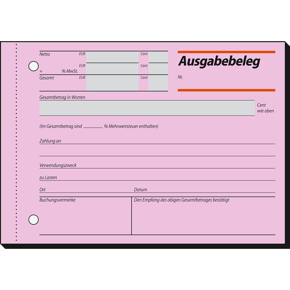 sigel Ausgabebeleg Formularbuch AG615 - 1x 50 Blatt