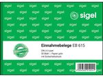 sigel Einnahmebeleg Formularbuch EB615 - 50 Blätter