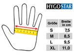 HYGOSTAR unisex Einmalhandschuhe SAFE PREMIUM weiß Größe M - 100 Stück