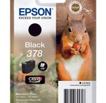 Epson Original 378 Eichhörnchen Druckerpatrone schwarz 240 Seiten 5,5ml (C13T37814010)