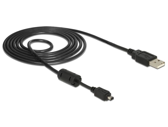 DeLOCK Kabel USB-B mini zu USB-A 1,5m