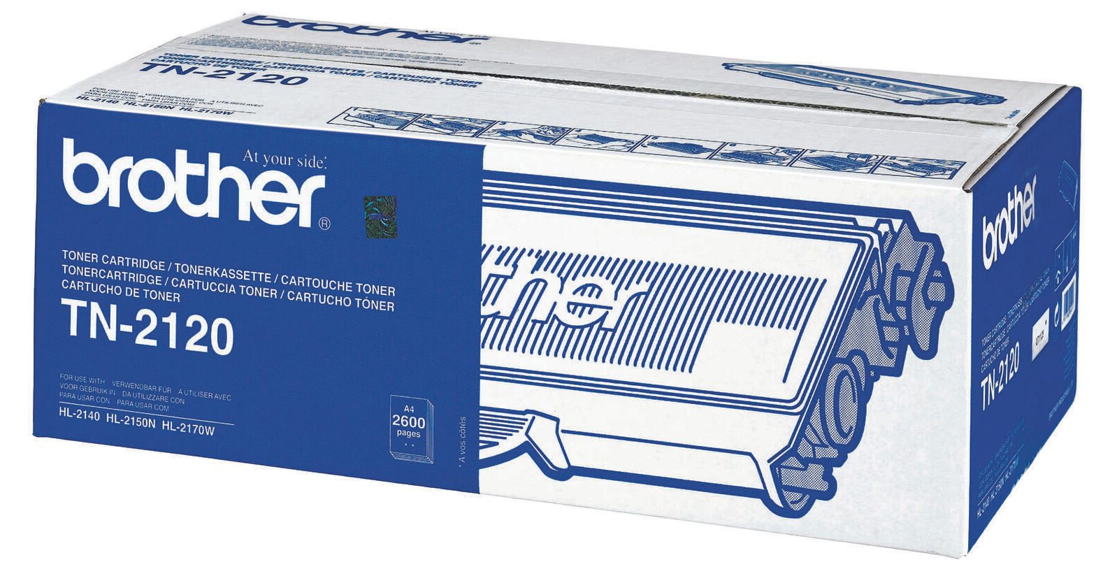 Brother Original TN2120 Toner schwarz 2.600 Seiten (TN-2120)