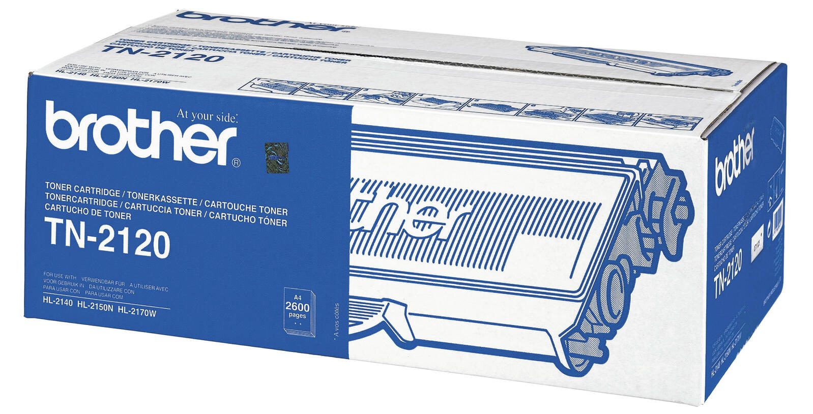 Brother Original TN2120 Toner schwarz 2.600 Seiten (TN-2120)