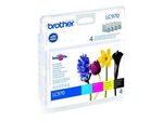 Brother Original LC-970 Druckerpatronen 4er Multipack BK/C/M/Y (LC970VALBP)