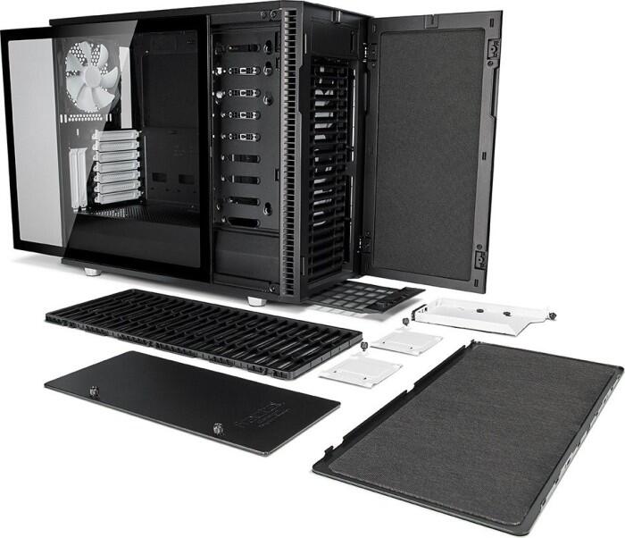 Fractal Design Define R6 - schwarz, Tempered Glass