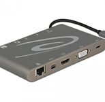 DeLOCK Dockingstation USB Type-C 3.1 dunkelgrau