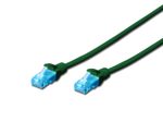 DIGITUS Patch-Kabel RJ-45 (M) zu RJ-45 (M) 0.5 m Kupfer U/UTP Cat 5e grün (DK-1511-005/G)