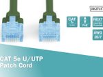 DIGITUS Patch-Kabel RJ-45 (M) zu RJ-45 (M) 0.5 m Kupfer U/UTP Cat 5e grün (DK-1511-005/G)