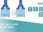 DIGITUS Patch-Kabel RJ-45 (M) zu RJ-45 (M) 3 m Kupfer U/UTP Cat 5e blau (DK-1511-030/B)