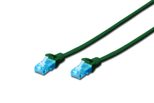DIGITUS Patch-Kabel RJ-45 (M) zu RJ-45 (M) 3 m Kupfer U/UTP Cat 5e grün (DK-1511-030/G)