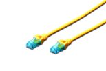 DIGITUS Patch-Kabel RJ-45 (M) zu RJ-45 (M) 3 m Kupfer U/UTP Cat 5e gelb (DK-1511-030/Y)