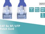 DIGITUS Patch-Kabel RJ-45 (M) zu RJ-45 (M) 2m Kupfer SF/UTP Cat 5e blau (DK-1531-020/B)