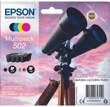 Epson Original 502 Fernglas Druckerpatronen - 4er Multipack (C13T02V64010)