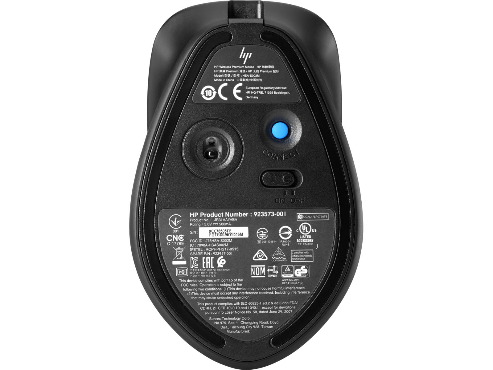 HP ENVY 500 Wireless Maus silber