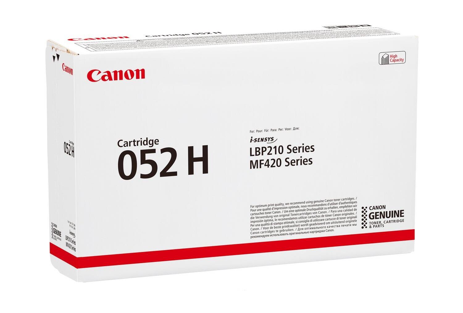 Canon Original Toner 052H schwarz hohe Ergiebigkeit 9.200 Seiten (2200C002)
