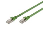 DIGITUS Patch-Kabel PUR RJ-45 (M) zu RJ-45 (M) 7m Kupfer S/FTP Cat 6a grün