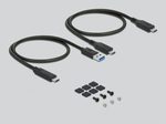 DeLOCK Externes Gehäuse für Ultra Slim SATA Laufwerke 9,5 mm