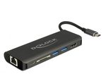 DeLOCK Dockingstation USB Type-C 3.1 zu HDMI / Gigabit LAN / USB 3.0 Type-A