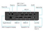 Targus Universal Docking Station DV4K, USB-C / Thunderbolt 3, 2x HDMI, 2 x DP
