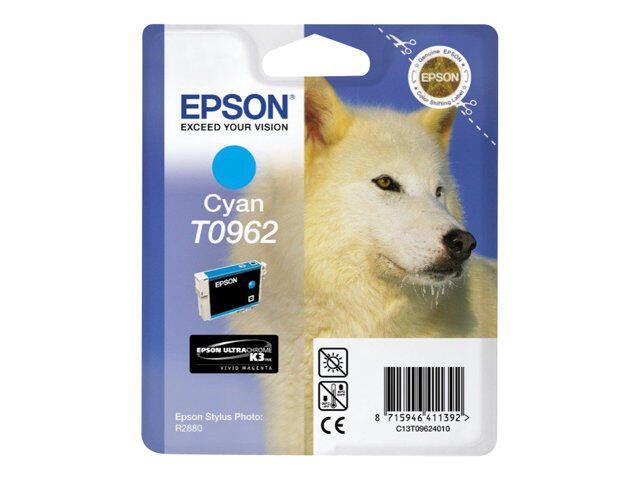 Epson Original T0962 Druckerpatrone UltraChrome K3 - cyan (C13T09624010)