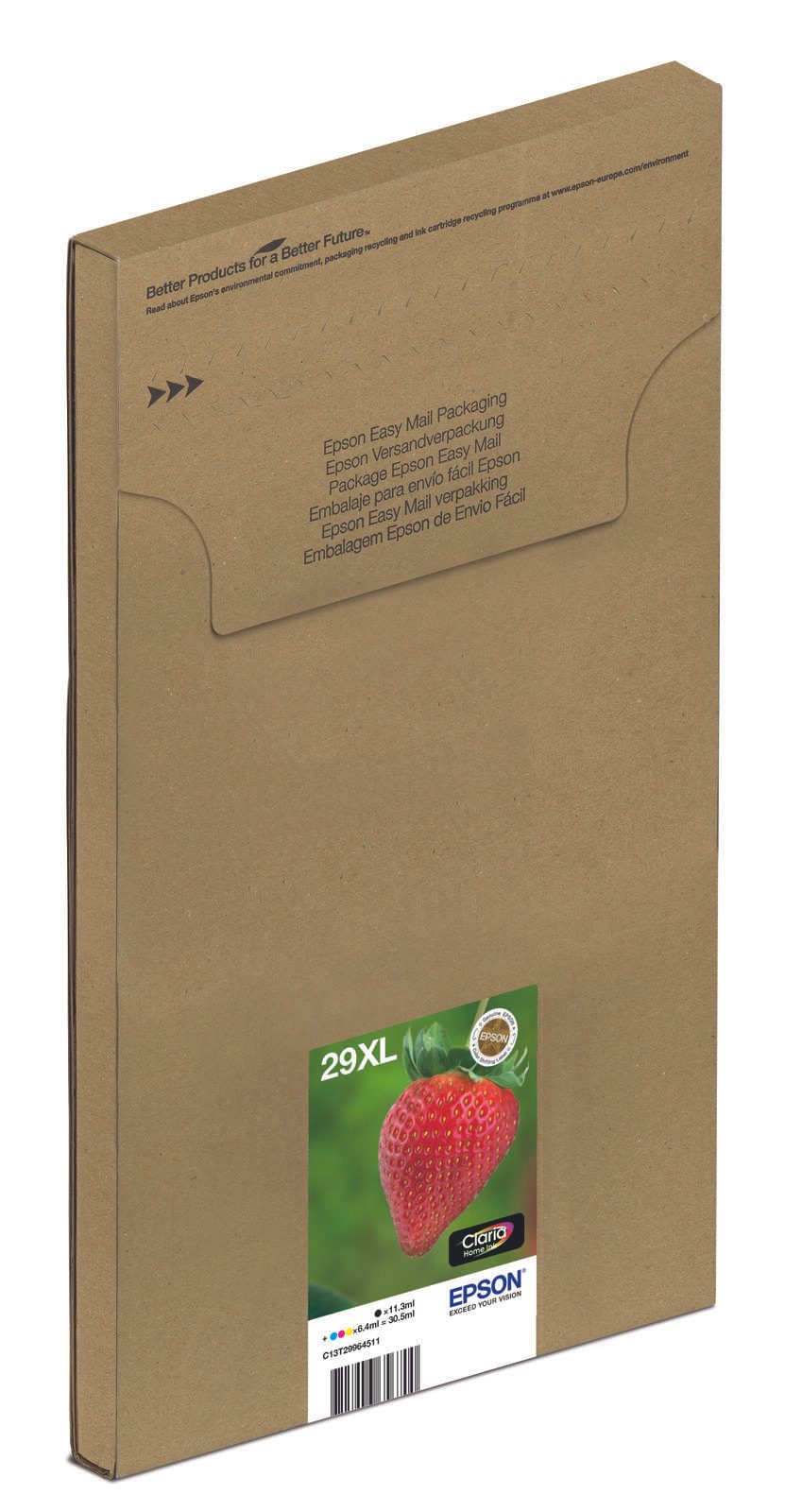 Epson Original Easy Mail Packing 29XL Erdbeere - 4er Multipack (C13T29964511)