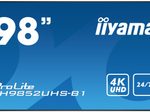 iiyama ProLite LH9852UHS-B1 Signage Display 247,7 cm (98 Zoll) 4K UHD Auflösung, 24/7 Betriebszeit mit OPS Slot
