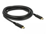 DeLOCK Kabel USB 2.0 Type-C Stecker zu USB 2.0 Type-C Stecker 3m