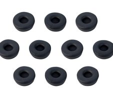 Jabra Ersatz Ohrpolster aus Kunstleder für Engage 65 Stereo und 75 Stereo (5er Packung)