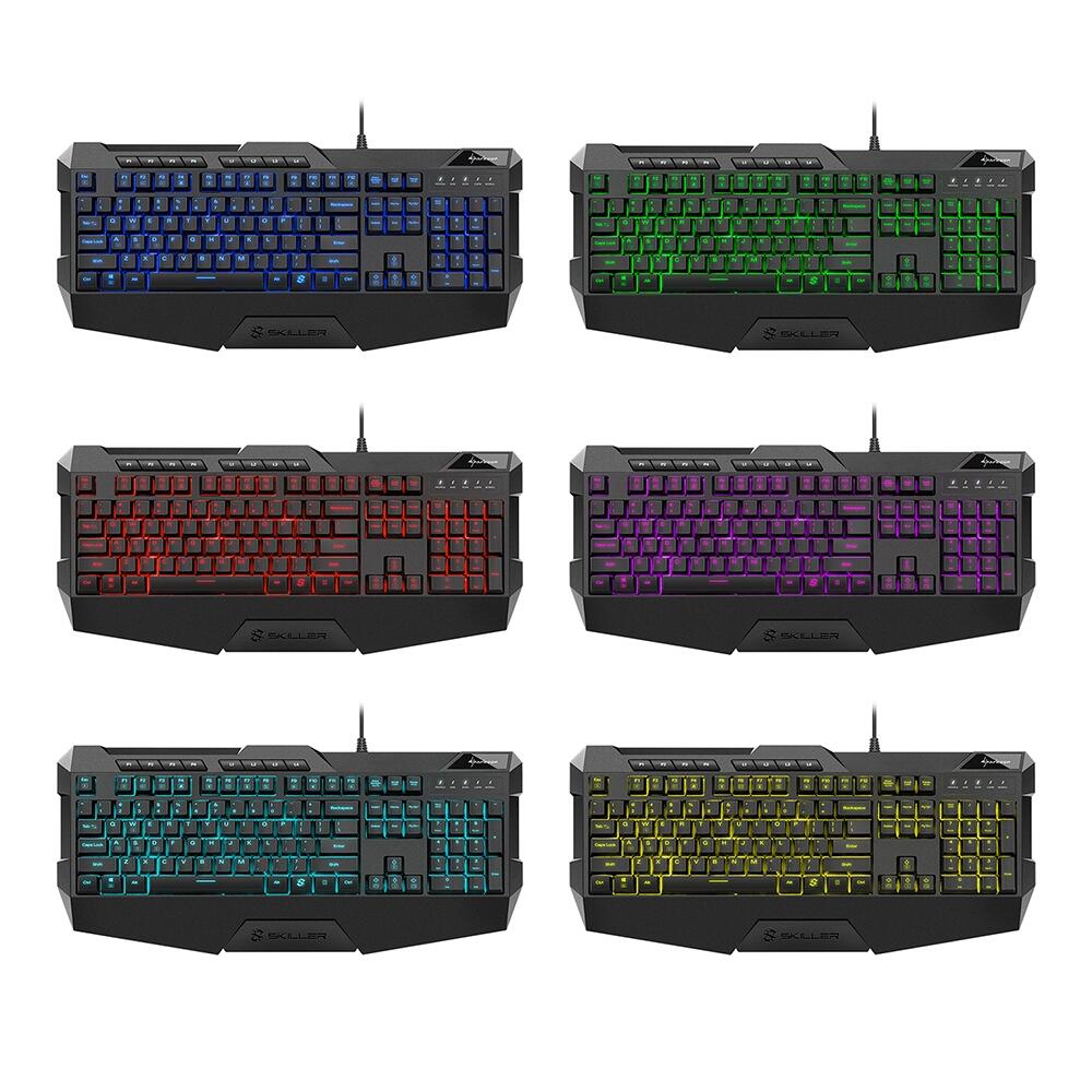 Sharkoon SKILLER SGK4 Rubber-Dome Gaming Tastatur