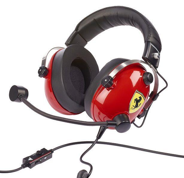 Thrustmaster T.Racing Scuderia Headset Ferrari Edition - für PS4, XBOX, PC, Android