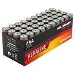 ANSMANN Batterien Red Alkaline Micro AAA 1,5 V - 40 Stück