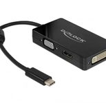 DeLOCK Adapter USB Type-C zu VGA / HDMI / DVI