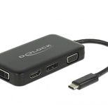 DeLOCK Adapter USB Type-C zu VGA / HDMI / DVI / DisplayPort