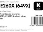OFFICE-Partner Premium Toner - alternativ zu HP 649X (CE260X) - schwarz